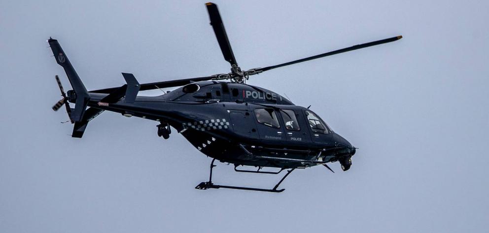 The Police Eagle helicopter was trialled in Christchurch in March 2020. Photo: Michael Craig / NZH