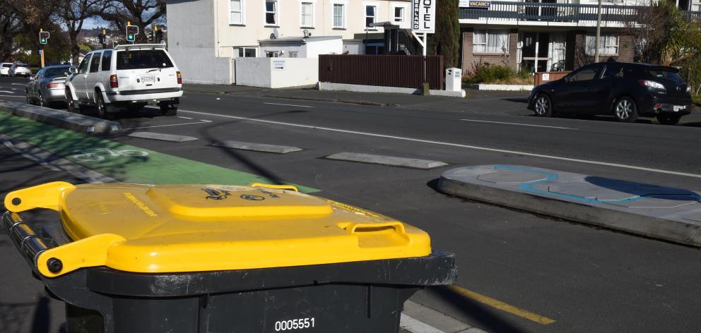 Rubbish and recycling around Dunedin. PHOTO: Gregor Richardson