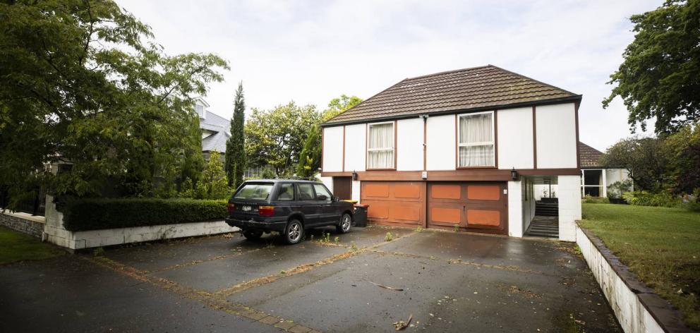 Ian Dallison's home on Helmores Lane, Fendalton. Photo: George Heard.
