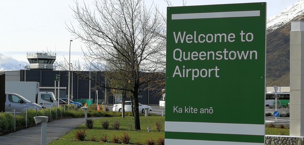Tough border controls have reduced passenger numbers at Queenstown Airport. PHOTO: ODT FILES