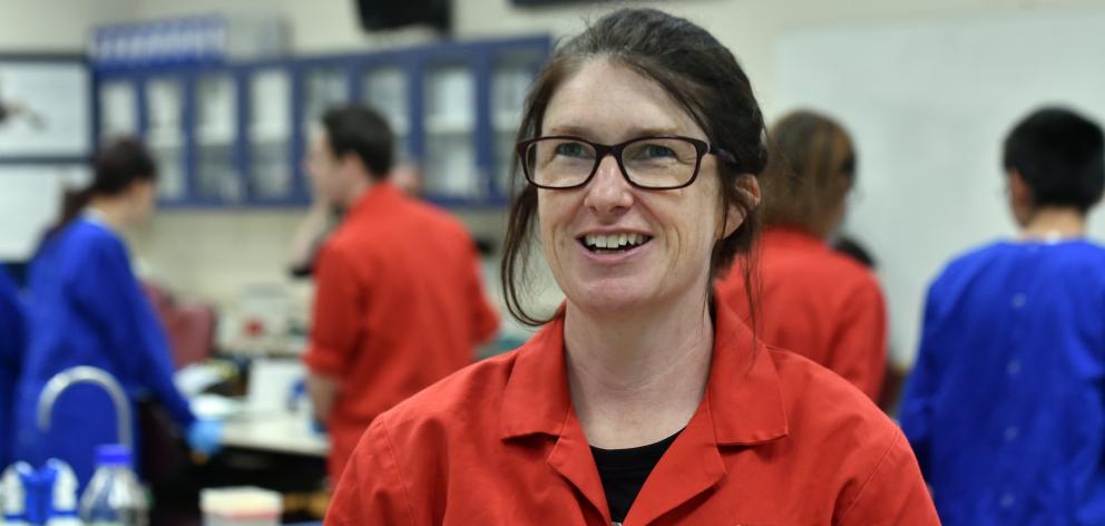 University of Otago genetics senior teaching fellow Dr Gillian MacKay leads the genetics course...