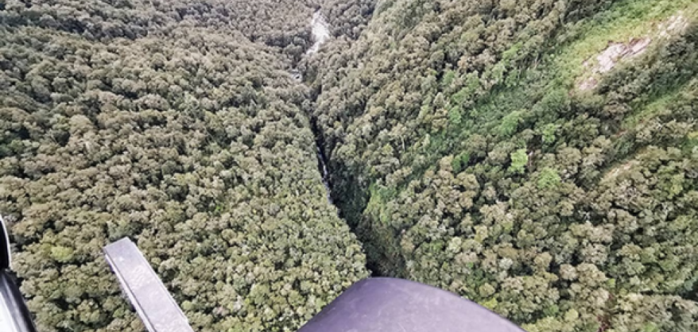 A weak PLB secondary signal identified a remote and inhospitable gorge as a location of interest.