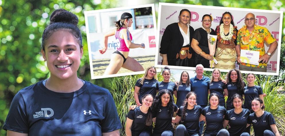 (clockwise from left) Praise Hola hopes to pursue her netball dreams; Rosie Falcous in action...
