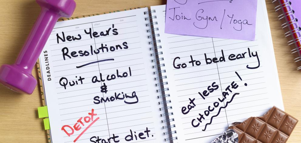 Goal-setting is required to help stick to our New Year’s resolutions. PHOTO: GETTY IMAGES