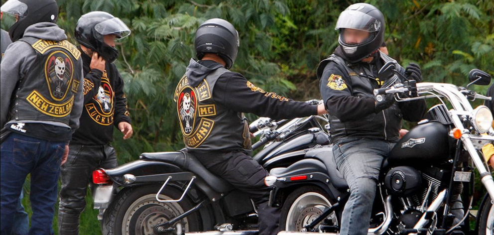 The Tribesmen MC gang have descended on the South Island. Photo: NZME