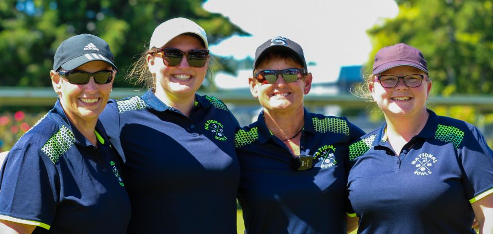 Women’s fours winner at the National Four Bowls Championships finals held at Alexandra Bowling...