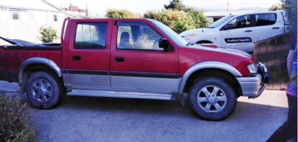 Jessica Boyce's mother's red Holden Rodeo ute, last driven by Jess, was found abandoned near Lake...
