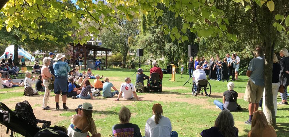 The Wanaka Festival of Colour 2023 was ceremonially opened at the Dinosaur Park with an informal...