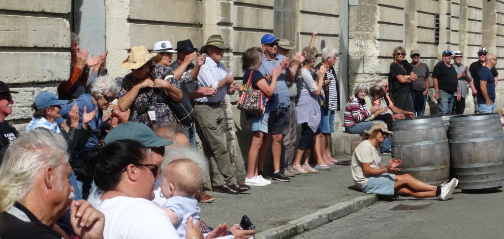 Crowds were treated to a range of jazz and blues music.