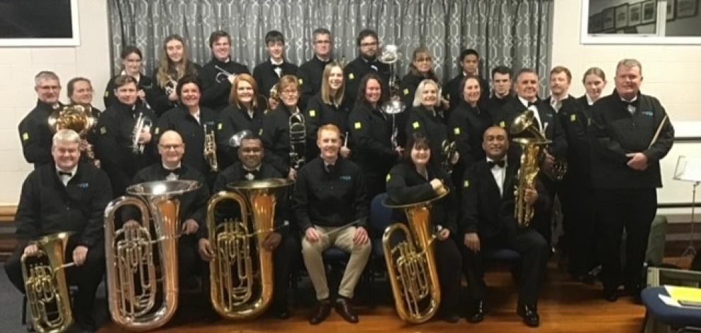 Rolleston Brass practicing for Anzac Day. Photo: Supplied
