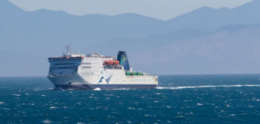 The Interislander ferry Kaitaki in Cook Strait. File photo: NZ Herald