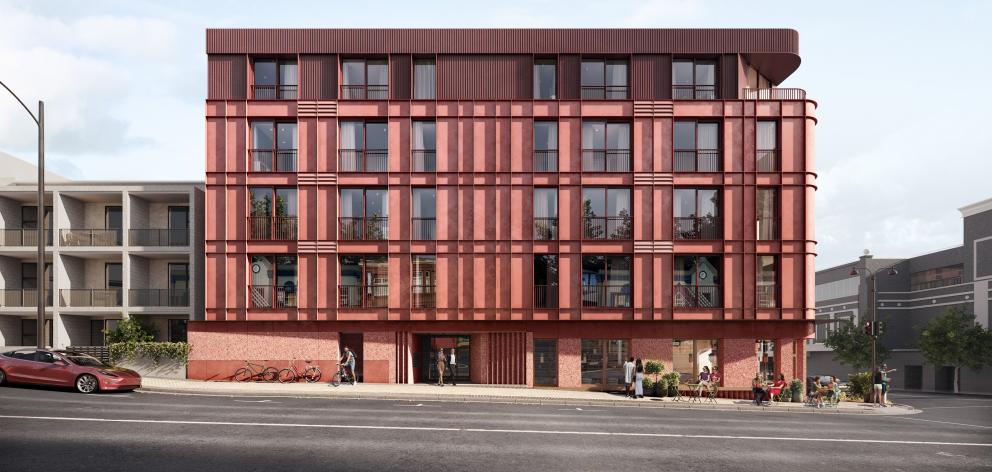 An image of the proposed Hanover Place apartment development. IMAGE: CUUB