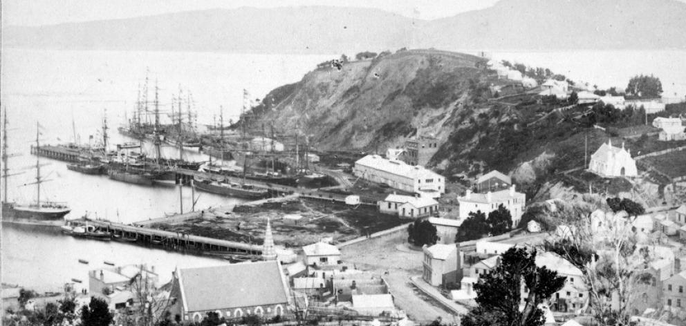 Port Chalmers circa 1870. PHOTO: TE PAPA (O.001638). BURTON BROTHERS