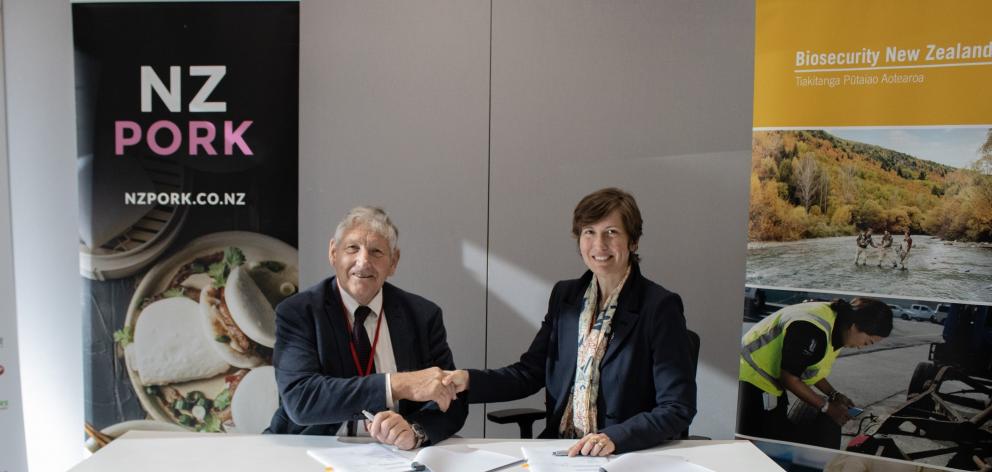 Shaking hands on an agreement to manage a response in the event of a
...