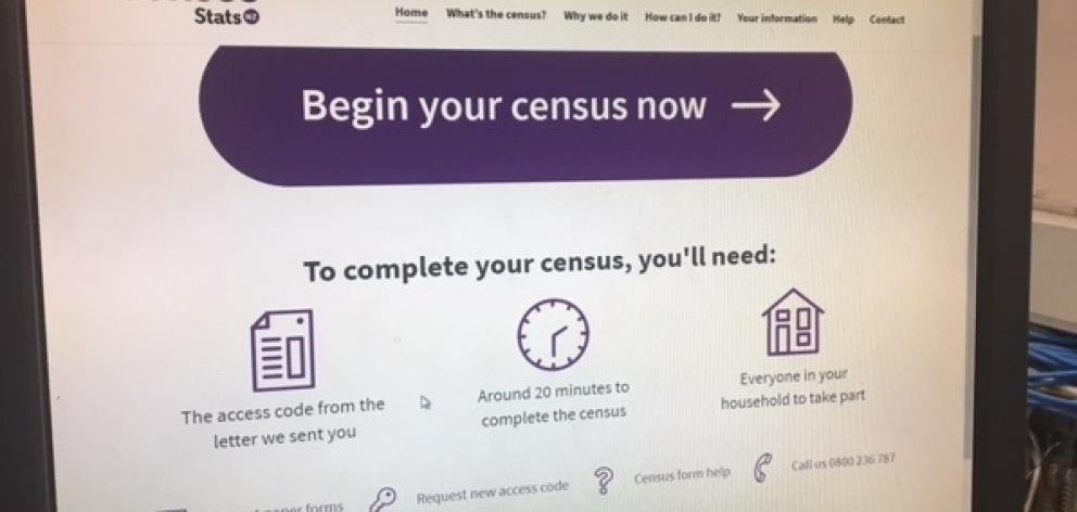 Stats NZ wanted 70% of all Census forms filled in online, but anyone can ask for a paper form...