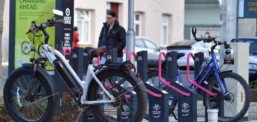 Electric bikers are already taking advantage of the world’s most southern Locky Dock bike...