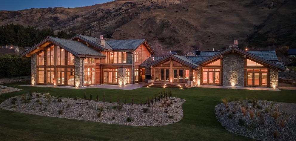 A newly completed, sustainable luxury lodge is for sale in Wanaka. PHOTO: SUPPLIED NZ SOTHEBY’S