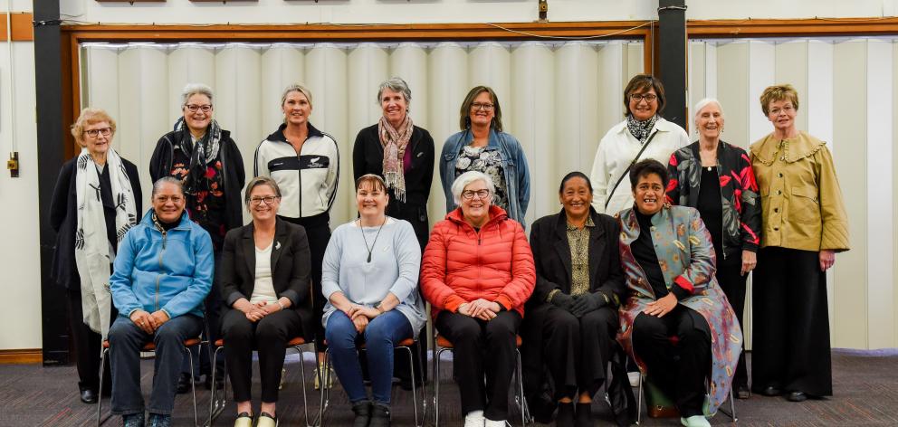 The champion 1987 Silver Ferns team gathered for a reunion in Dunedin on Saturday. They are (from...