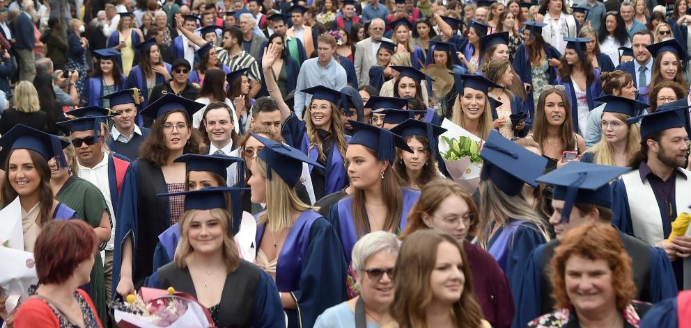 The Otago Polytechnic graduands will be converging on Central Dunedin as they did last year....