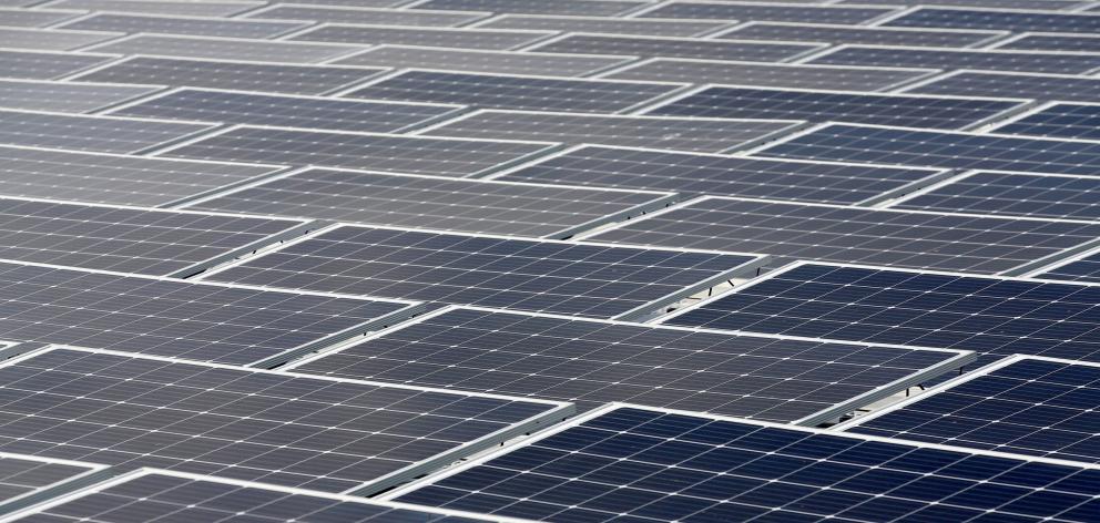 Solar panels. Photo: Reuters 