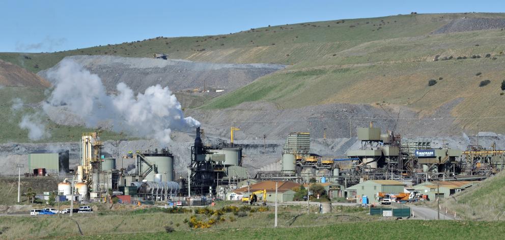 The processing plant at Macraes. PHOTO: ODT FILES