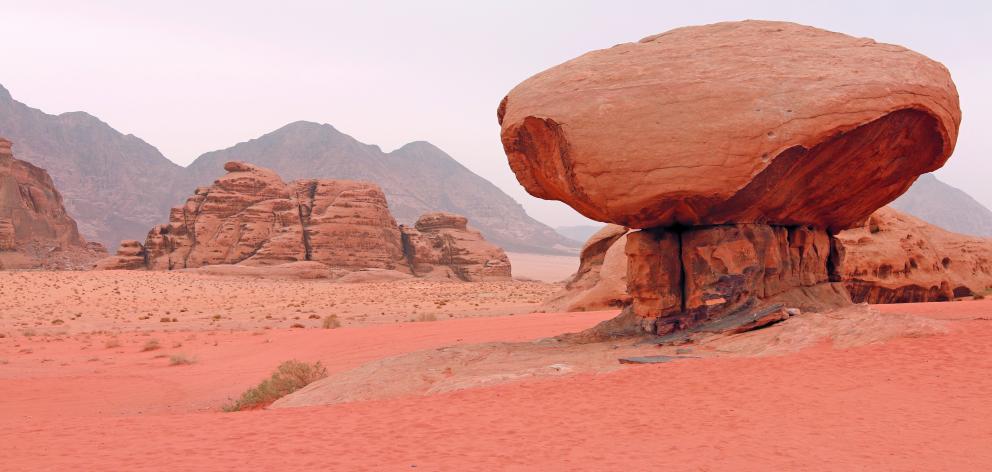 Romantically known as the Valley of the Moon, Wadi Rum is Jordan’s largest wadi — or dry valley —...