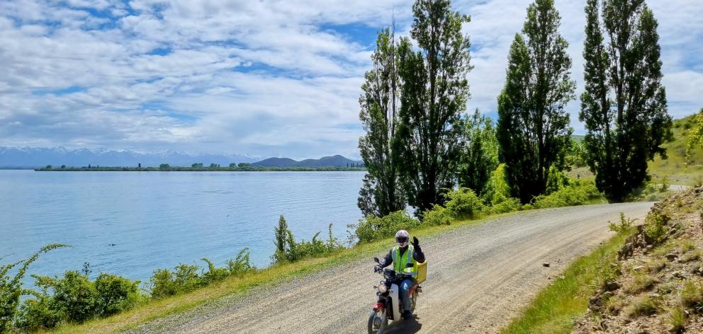 A rider takes part in the annual Central Otago Postie Bike Rally near Twizel last year. The 2023...