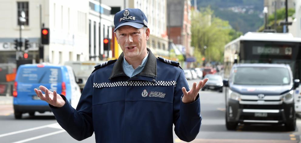 Acting area road policing manager Sergeant Keith Braithwaite, of Dunedin, says people need to...