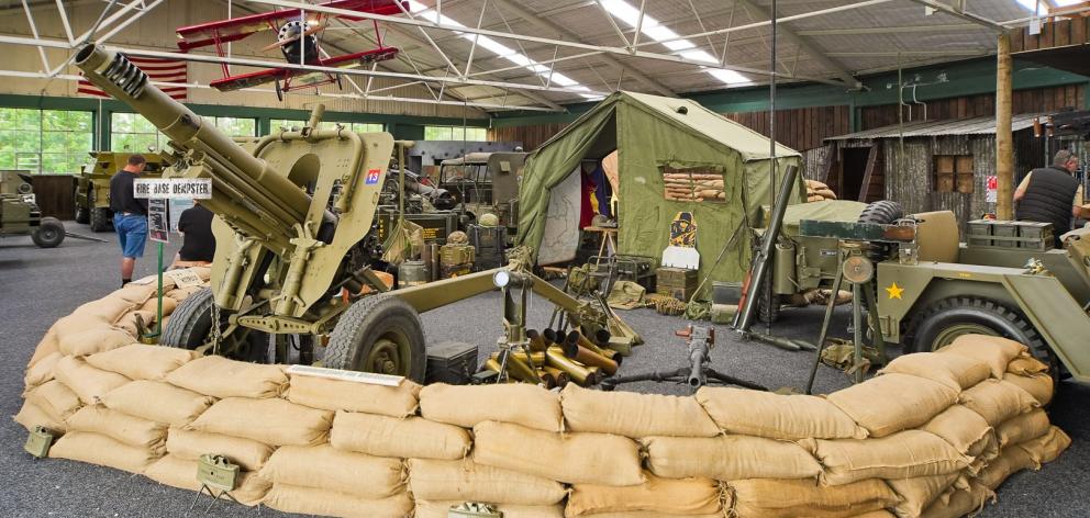 At the heart of the museum is a Vietnam War display, featuring pieces that were used in the...