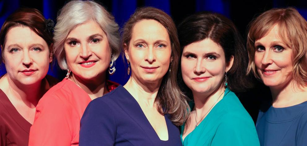 Aquabella performers (from left), Maria Thomaschke, Bettina Stabert, Anett Levander, Nina Gronich...