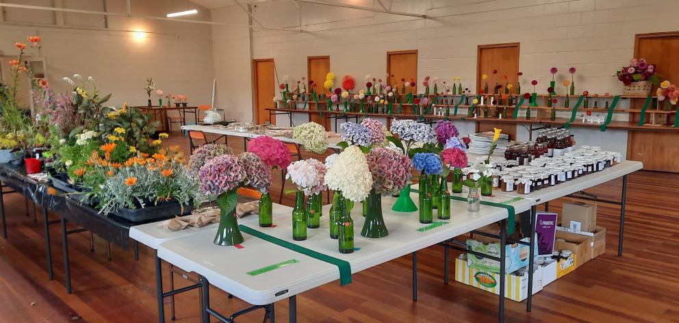 A colourful selection of blooms, floral arrangements, and vegetables, were on show in last year’s...