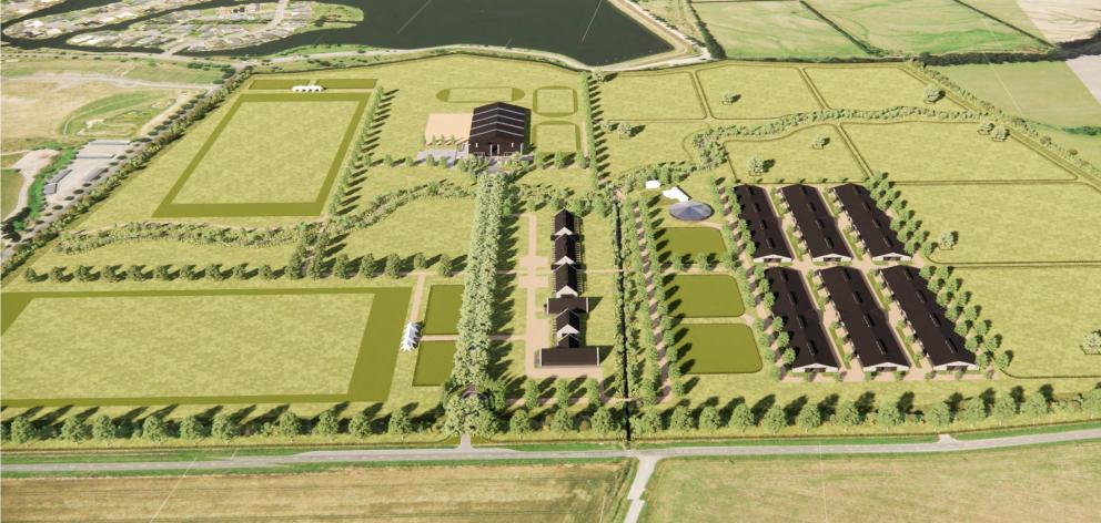 Southern Parallel Equine Centre master plan. PHOTO SUPPLIED