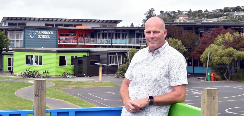 Carisbrook School principal Bruce James is reducing barriers to the classroom to keep the...