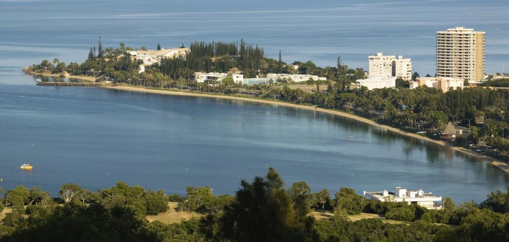 Hotels are seen in the Anse Vata resort area. PHOTO: GETTY IMAGES