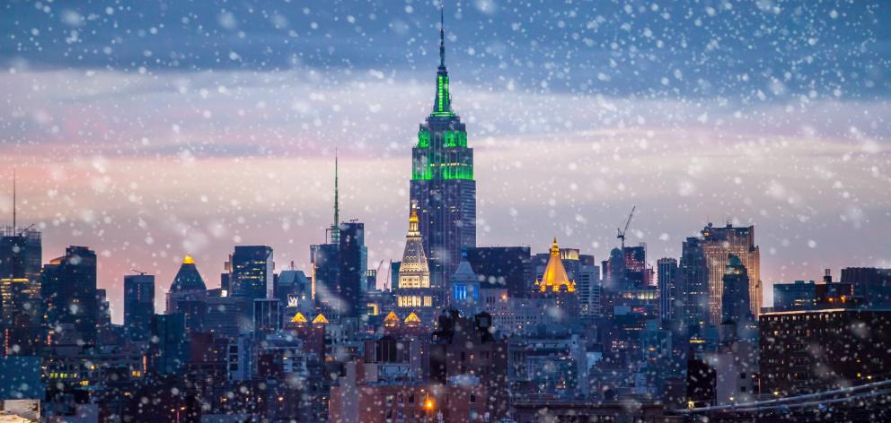 New York Mayor Eric Adams says the city is taking the snow warning extremely seriously. Photo:...