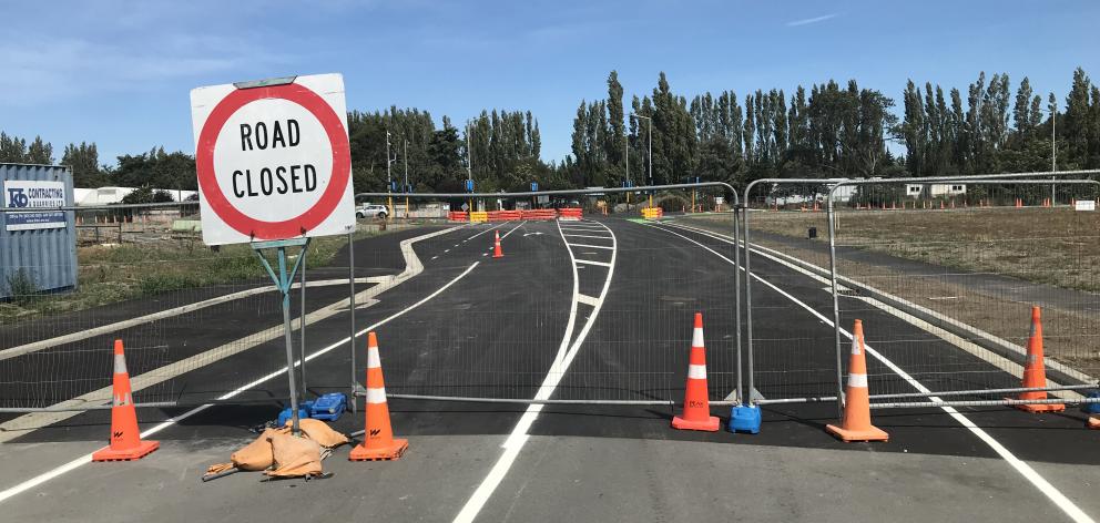 The crucial stretch of road that connects the subdivision to Mairehau Rd has been constructed and...