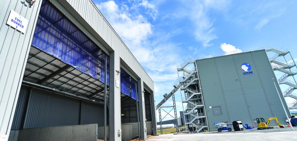 Danone New Zealand's Biomass Boiler powered exclusively by renewable forestry waste