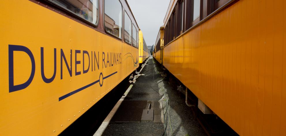 Idling rail carriages. PHOTO: GERARD O’BRIEN