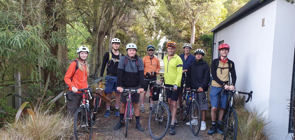 Four teenagers and four adults made up the Saturday ride group with half opting to finish the...