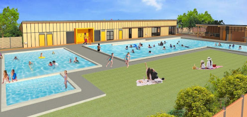 The construction of the Edgeware pool is expected to start in October. PHOTO: EDGEWAREPOOL.CO.NZ