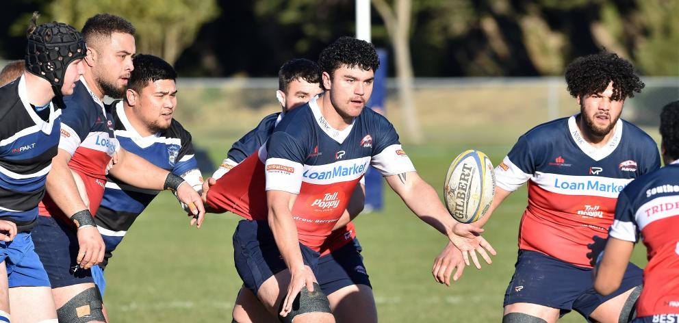 Harbour play Kaikorai at Watson Park in 2022. PHOTO: ODT FILES