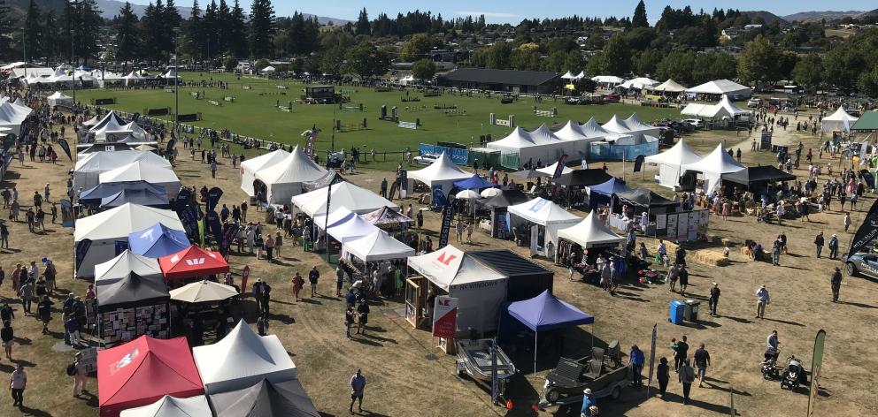 The first day of the Wānaka Show was picture perfect from the top of the Ferris wheel yesterday...