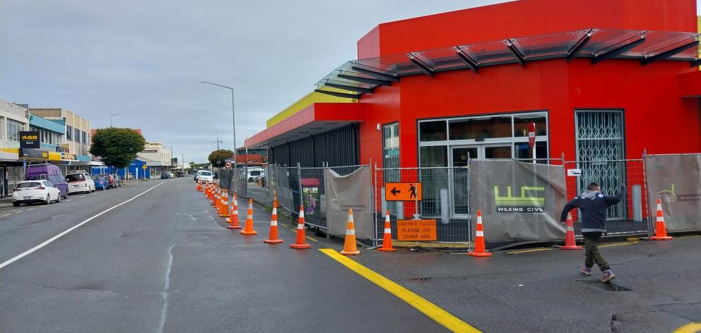 A new building by the Mawhera Incorporation is nearing completion for Noel Leeming in central...