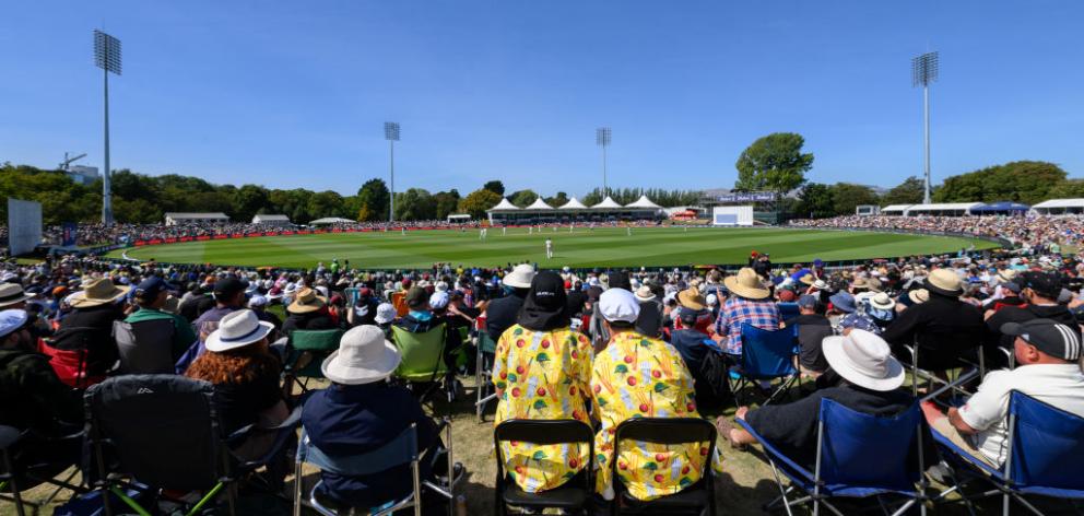 The Hagley Oval is a popular cricket ground for fans of the game - but its recycling practices...