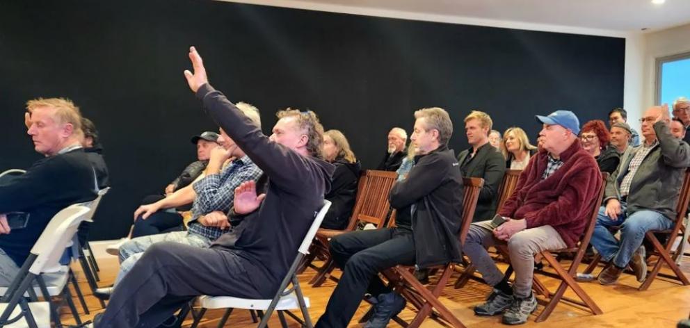 Bromley's fire-damaged wastewater treatment plant was discussed at a public meeting with...