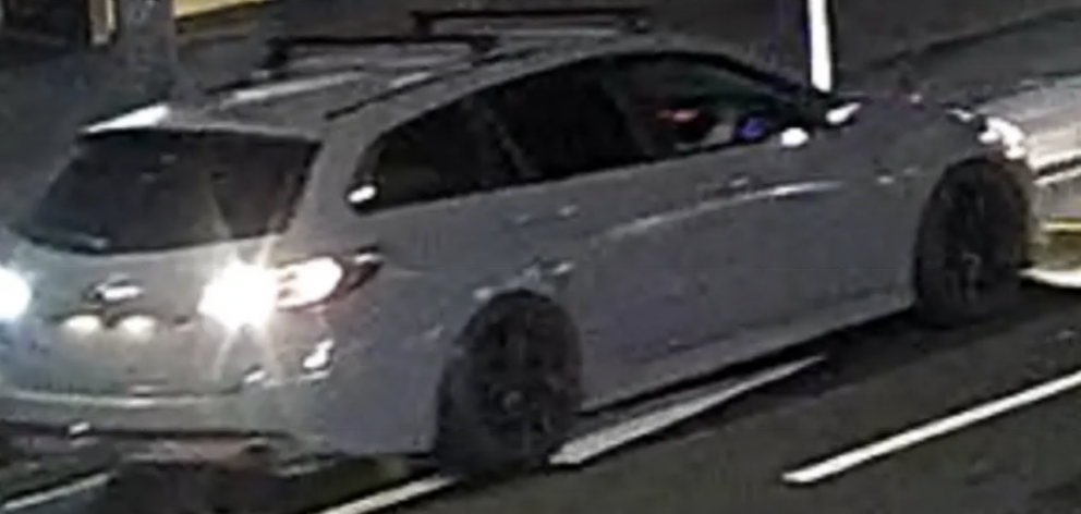 Police want help to identify this car they believe was involved in the vandalism of a rainbow...