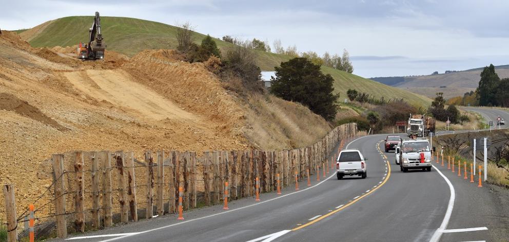 A large amount of earth has been moved on a property south of Waihola. PHOTO: STEPHEN JAQUIERY