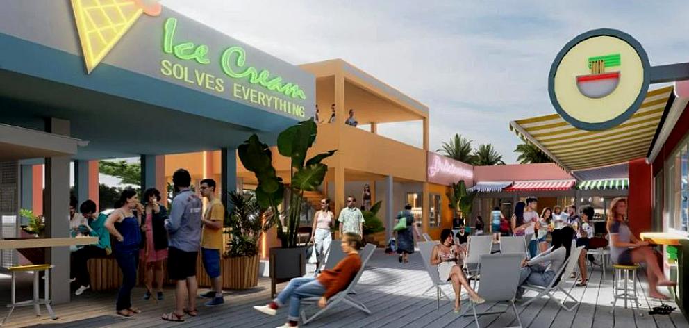 An artist's Impression of the 'Pierside' development at Brighton Mall. Image: Supplied