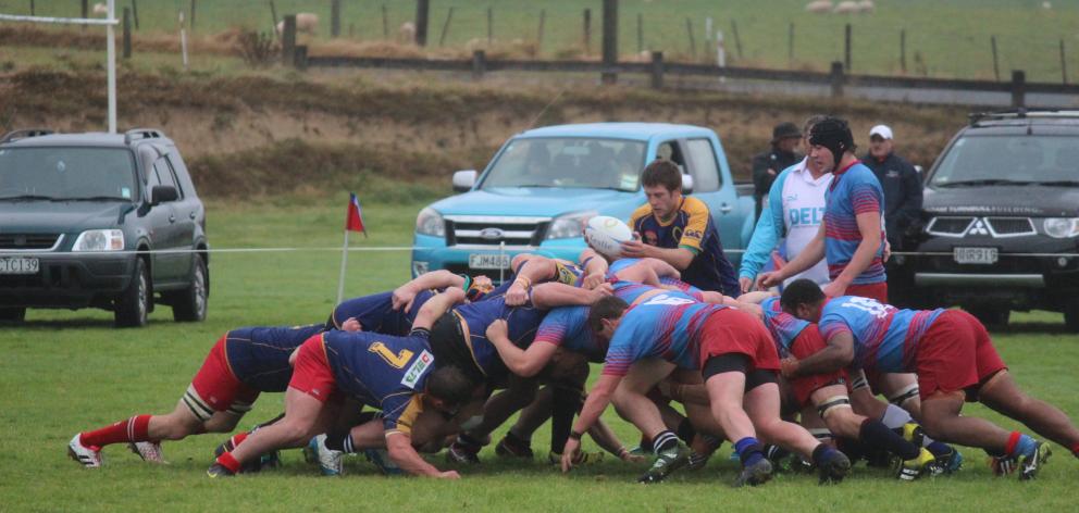 Scrum it . . . The battle for rugby’s future. PHOTO: ODT FILES