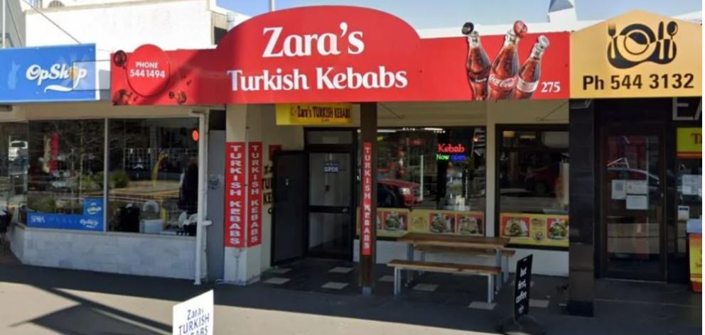 Zara's Turkish Kebabs and Cafe in Nelson. Photo: Supplied / Google Maps